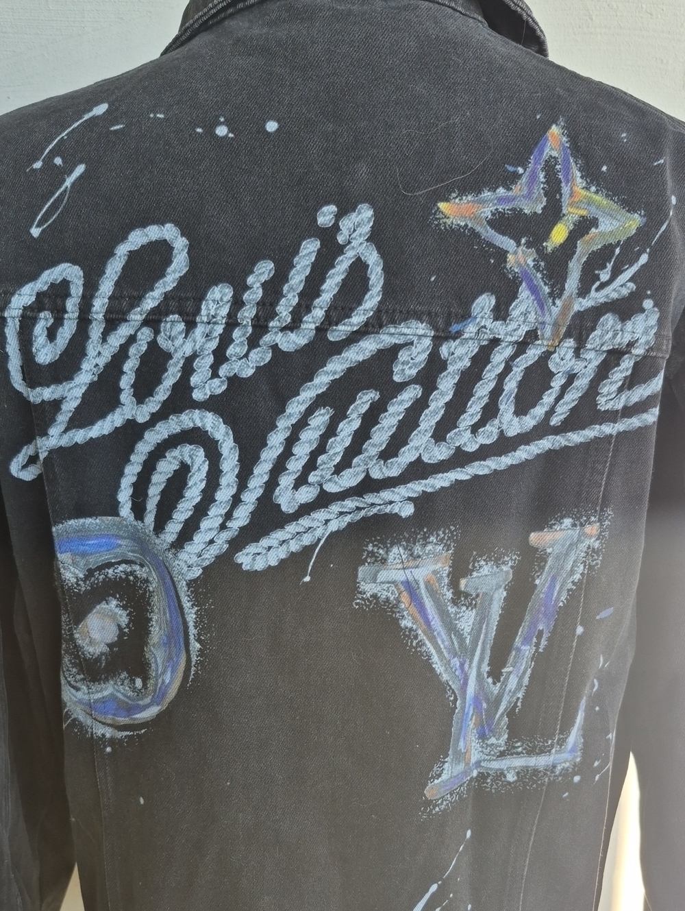 BLACK DENIM JACKET - Picture 5 of 6